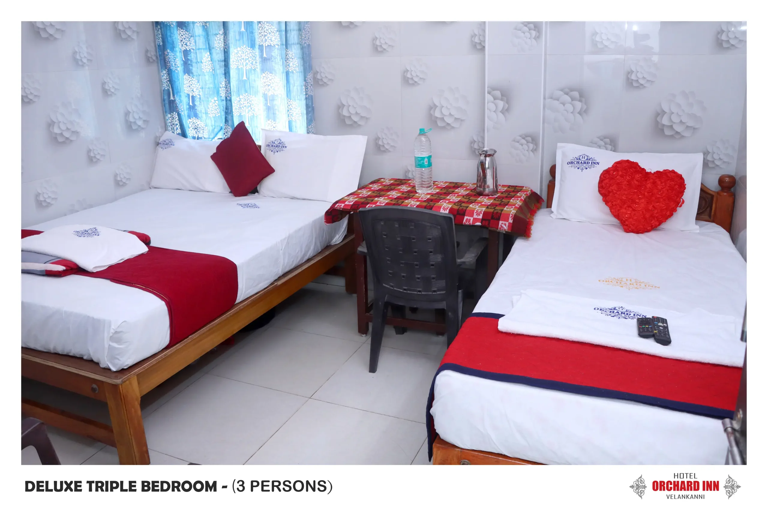 Deluxe Twin Room at Hotel Orchard Inn Velankanni